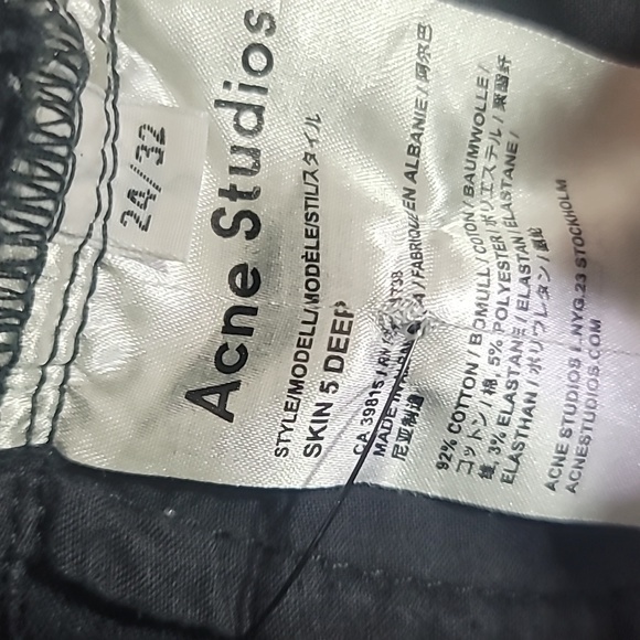 ACNE STUDIOS skinny jeans size 24 excellent condition - Picture 8 of 8